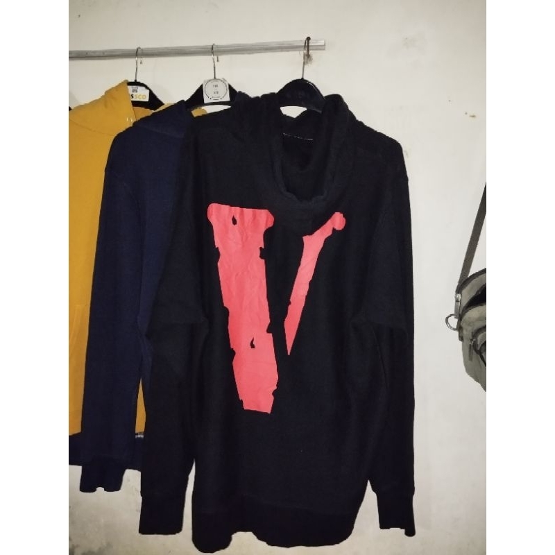 hoodie vlone black second
