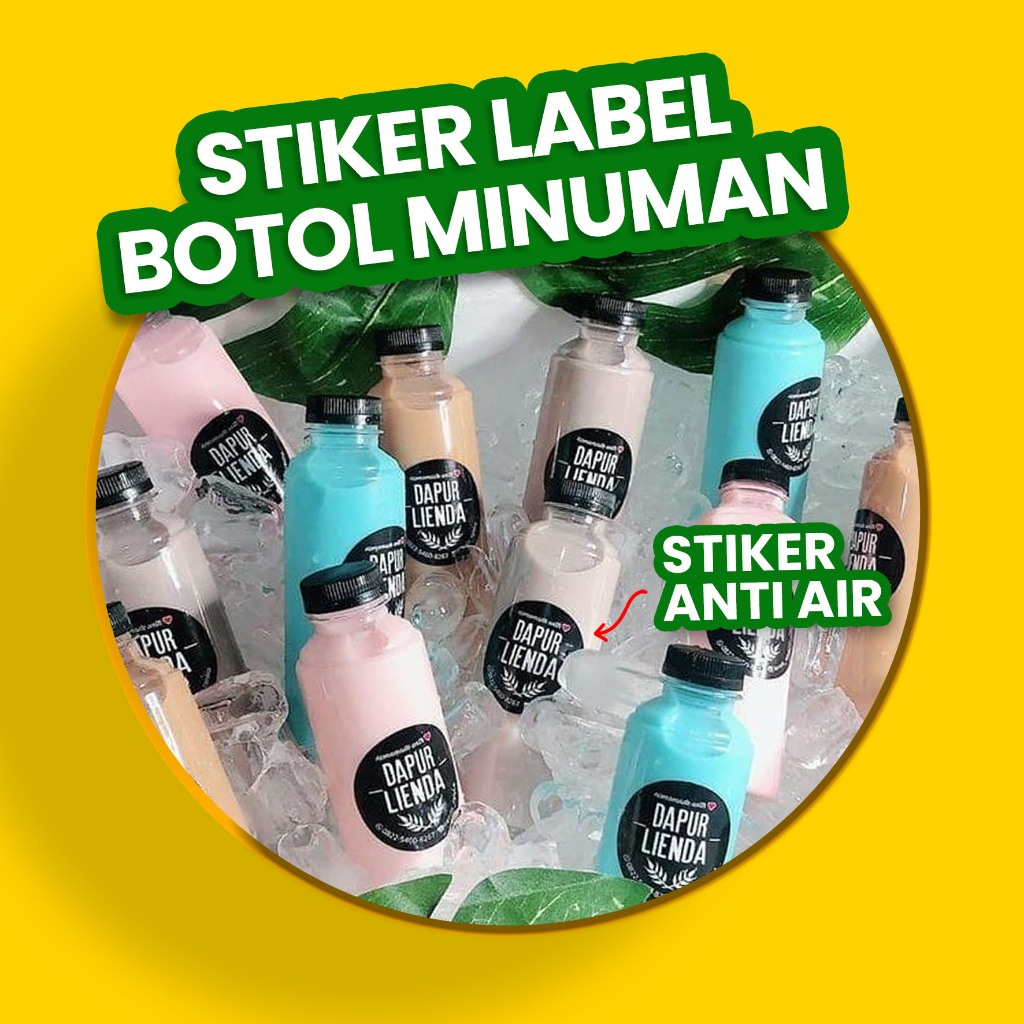 

Cetak Stiker Label Botol Minuman Kopi / Tea / Jamu