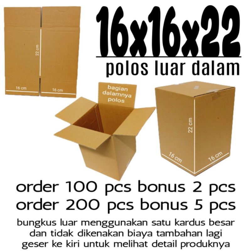 

Kardus Packing 16x16x22