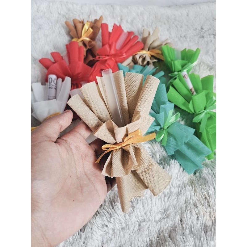 

12 pcs buket ampau flanel tanpa bunga/ampau lebaran