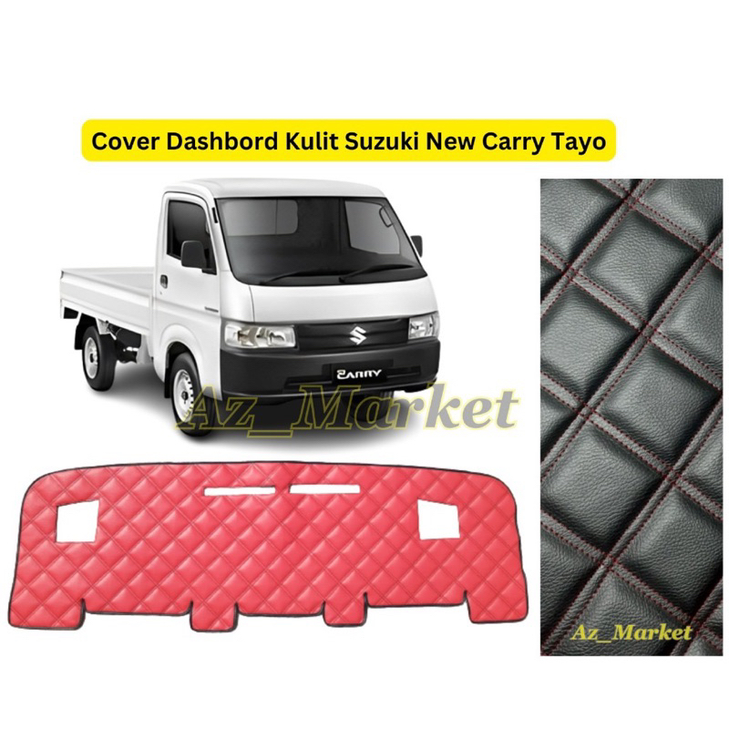 Cover Alas Dasbord Suzuki New Carry Tayo Anti Slip Berbahan Kulit Premium