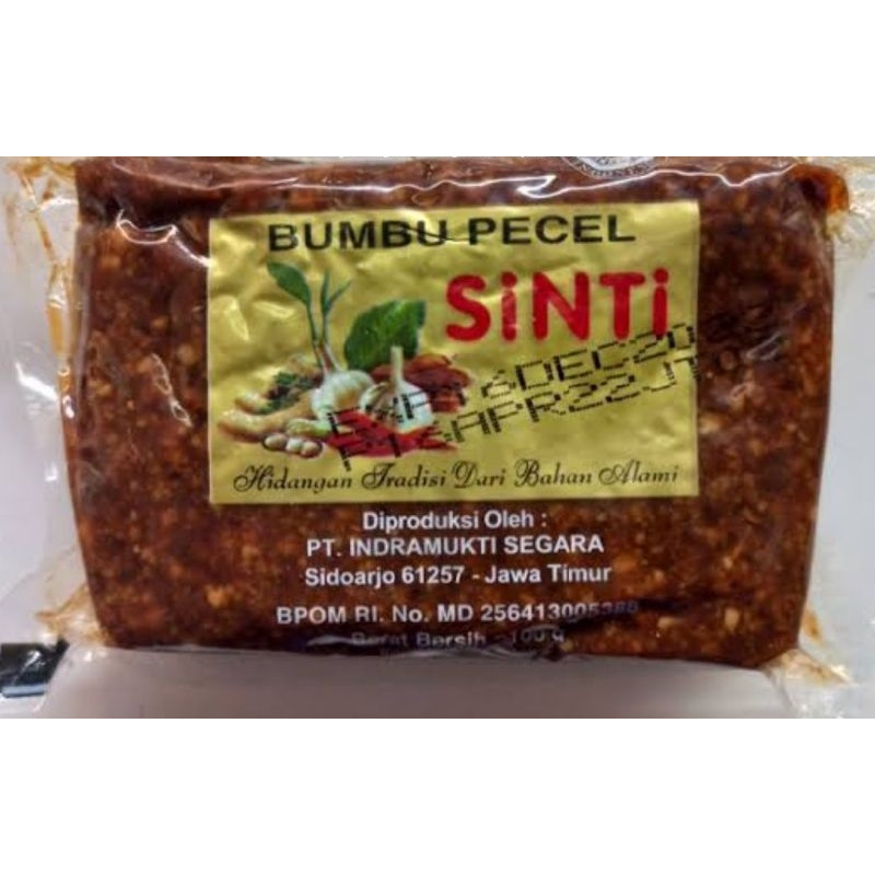 

sambel pecel sinti 100gr KIRIM INSTANT