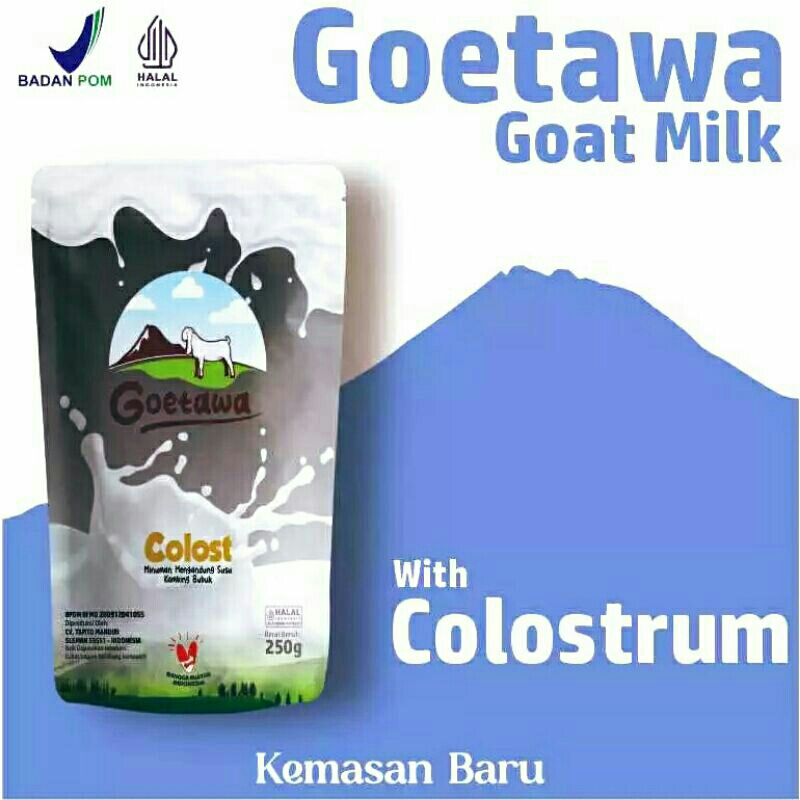 

Goetawa Goat Milk with Colostrum Susu Kambing Etawa Kolostrum 250 Gram