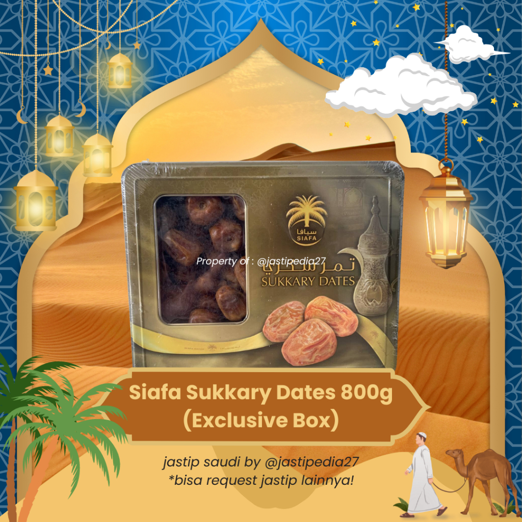 

Siafa Sukkary Dates 800g (Exclusive Box)