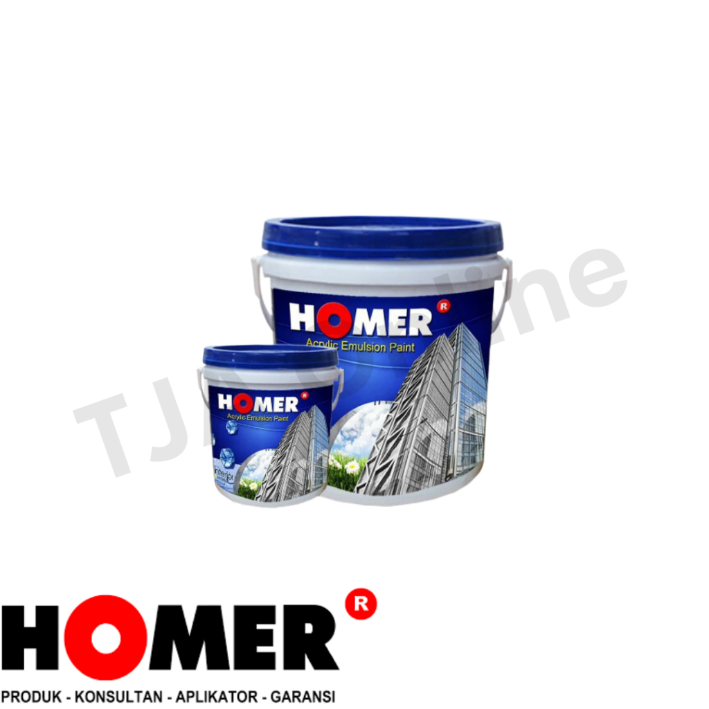 Cat Tembok Interior Homer Paint Acrylic Emulsion Paint 25KG