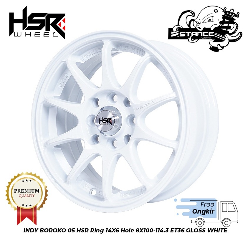 Pelek mobil avanza xenia karimun sirion wuling airev type INDY HSR ring 14