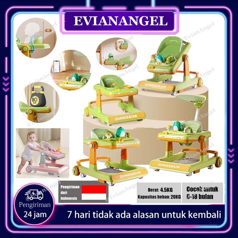 Baby Walker Family Terbaru Sepeda Bulat Bayi Kereta Bayi Belajar Jalan Apollo Bayi Baby Walker Famil