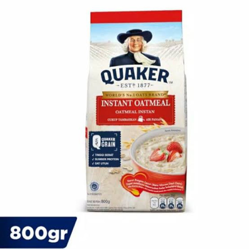 

QUAKER INSTANT OATMEAL 800 GR