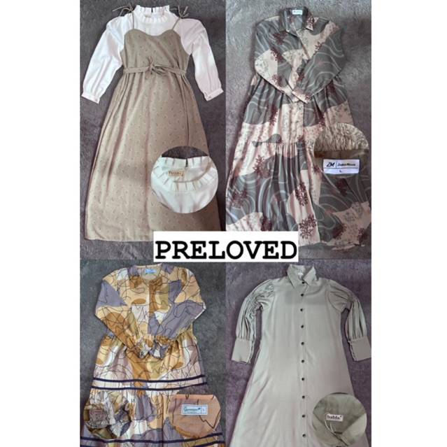 (PRELOVED) Dress Zaskia Mecca, Greenism, Habla, Hagia Dress