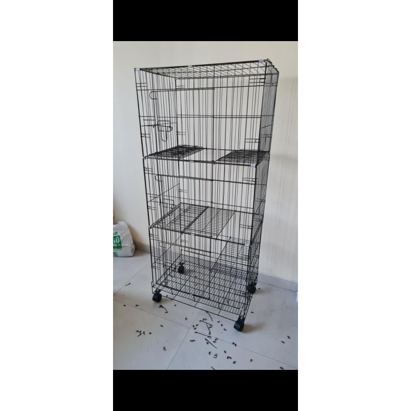 KANDANG KUCING PRELOVED 3 TINGKAT