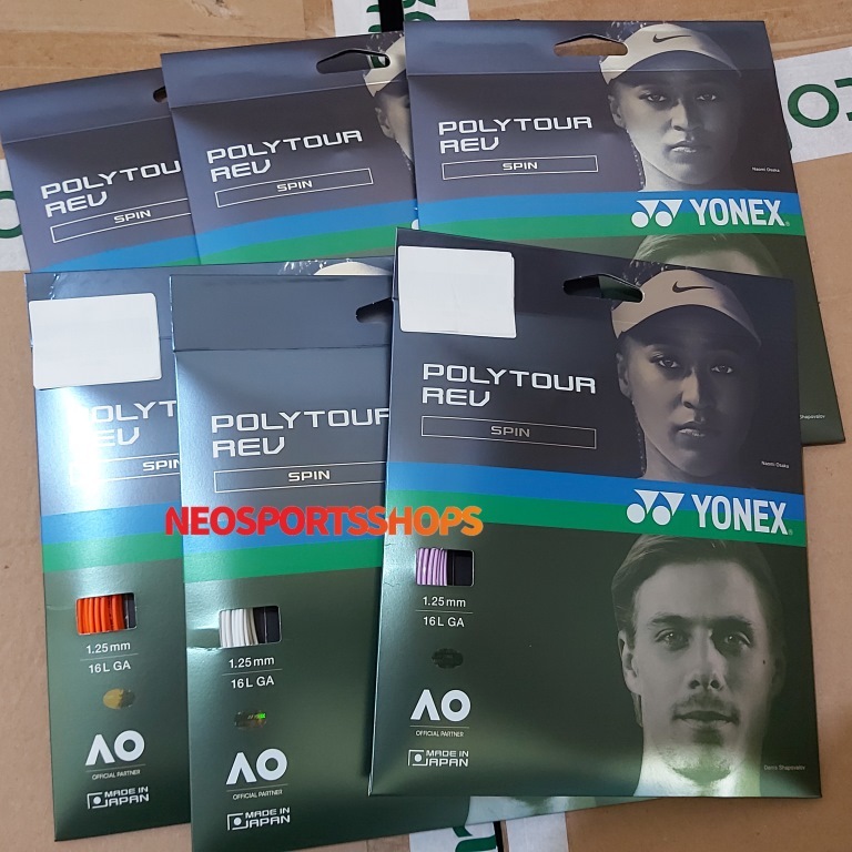 SENAR RAKET TENIS YONEX POLYTOUR REV ORIGINAL