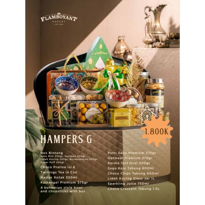 

Flamboyant Hampers G Premium
