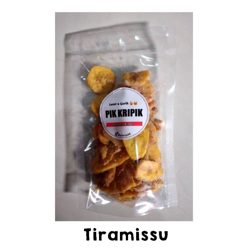 

Kripik Pisang Lumer Rasa Tiramissu, Kripik pisang enak, kripik pisang renyah