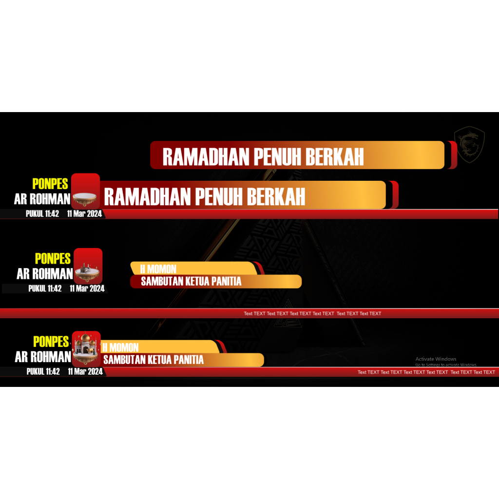 VMIX TITLE GT PAKET RAMADHAN 2024