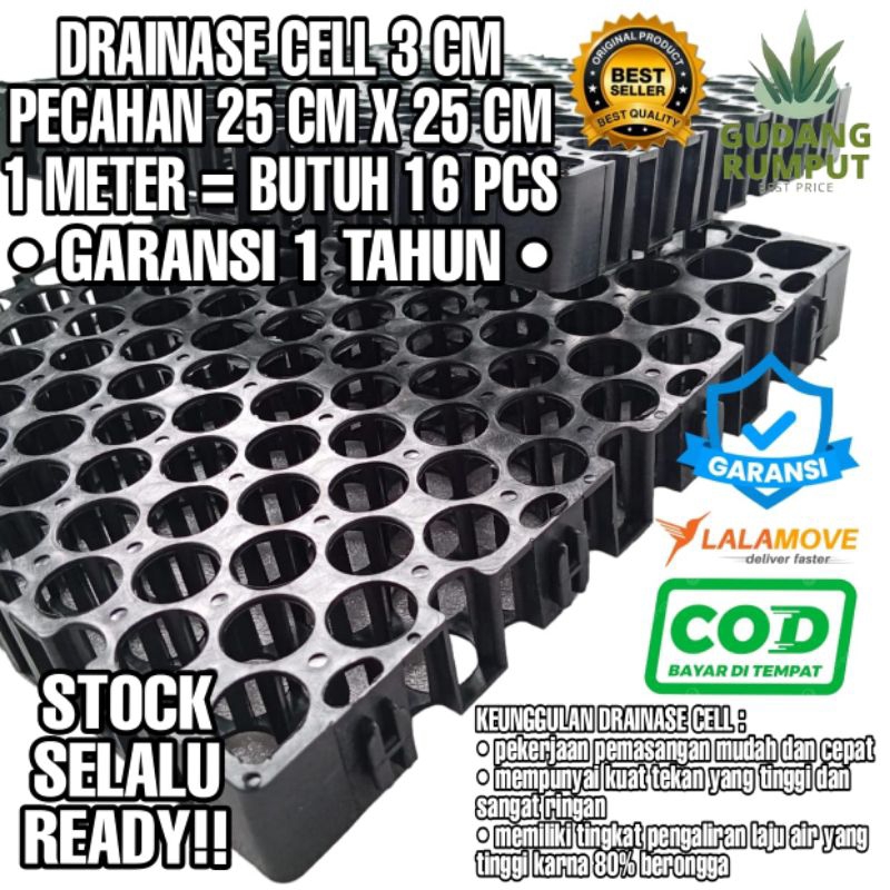 Drainase ukuran 50 cm x 50 cm