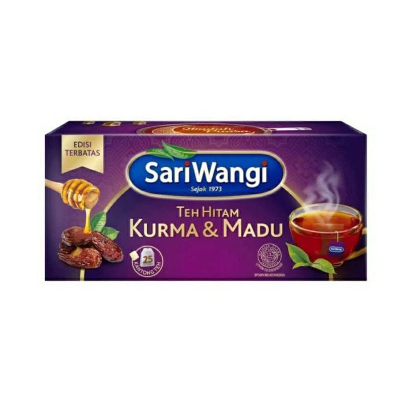

Sariwangi box teh hitam kurma&madu 25's