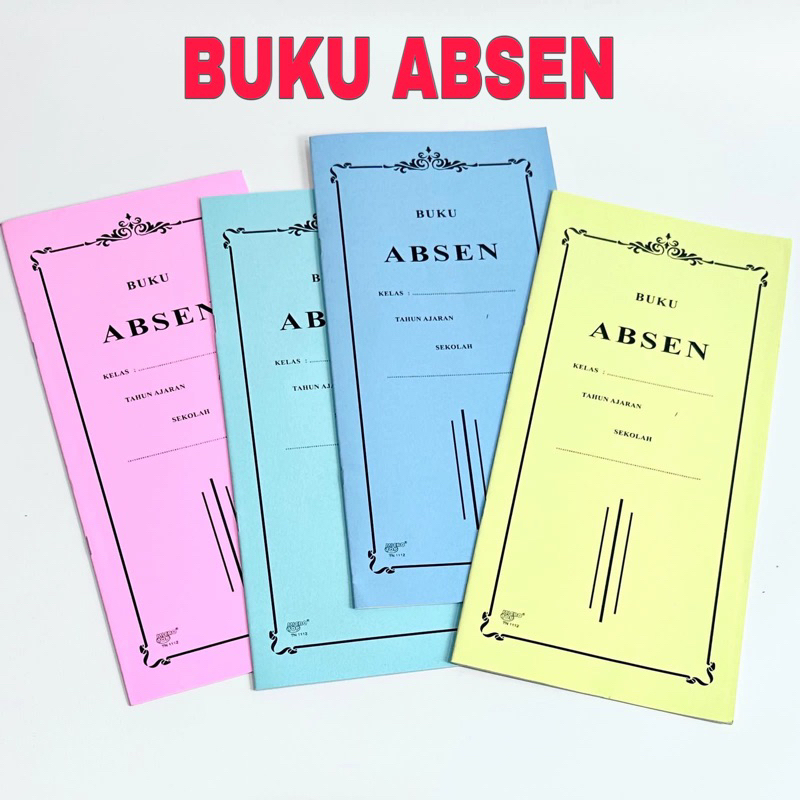 

HD Buku Absen Buku Daftar Nilai Siswa/Absensi/Buku Prestasi/Absen