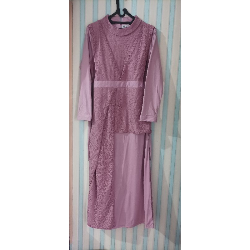 preloved gamis brokat