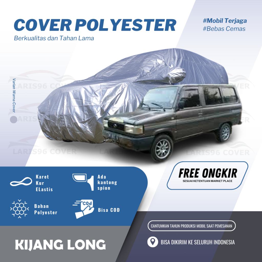 Cover Mobil Kijang Long Sarung Mobil / Selimut Mantel Mobil Kijang Long