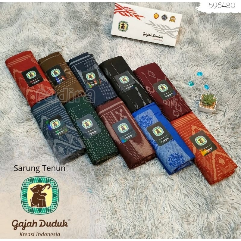 Sarung Tenun Gajah Duduk| Sarung Gajah Duduk Asia Kembang