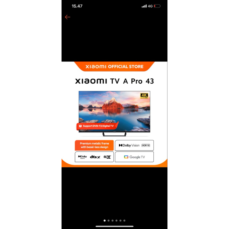 Xiaomi smart Tv 43 inch