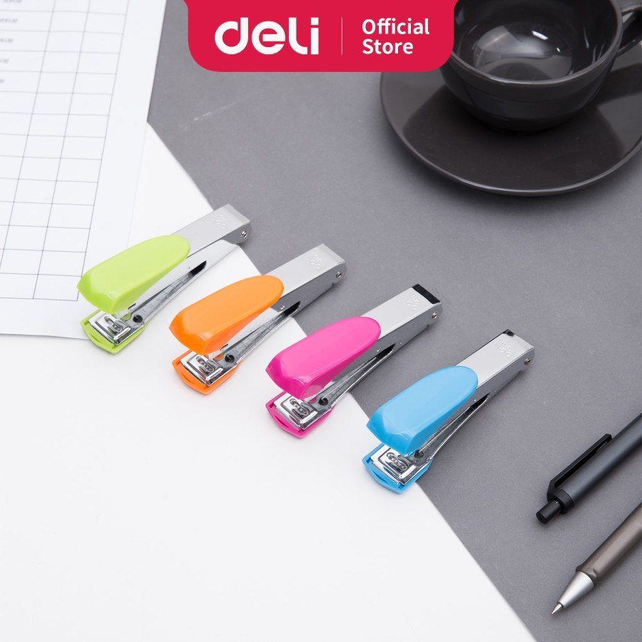 

Deli Stapler #10 15sheets - Stapler Kantor Berwarna E0260