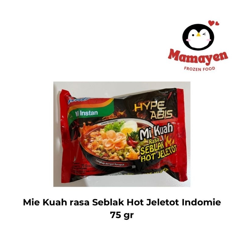 

Mie Kuah Seblak Jeletot Indomie
