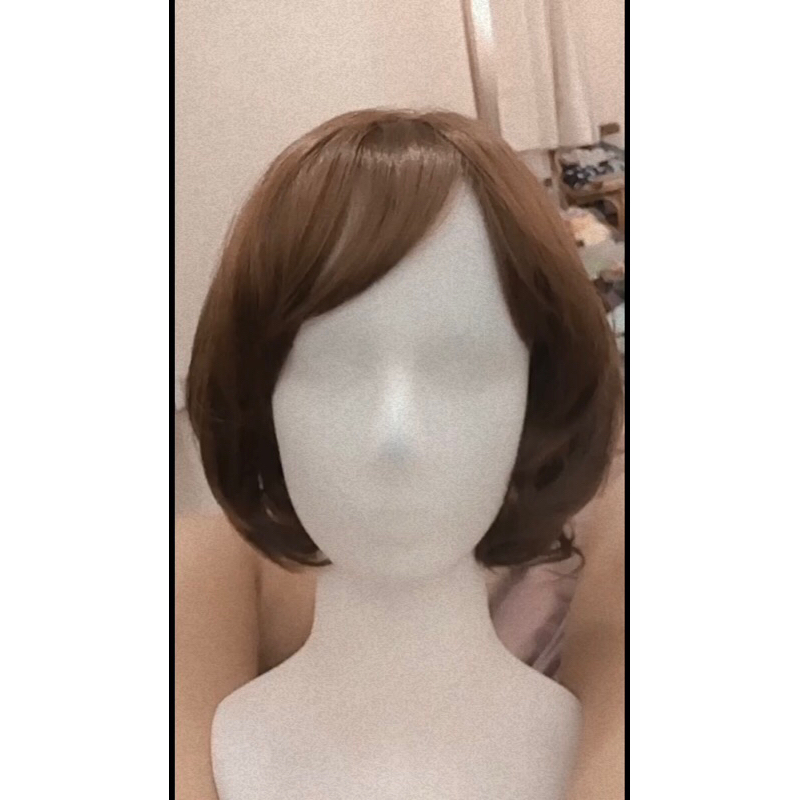 Wig Wanita Import Sintetis Bob Pendek Layer