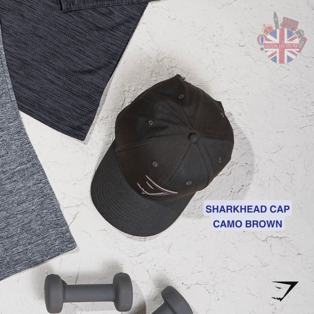 Gymshark Baseball Sharkhead Cap Men/Hat/Topi Snapback Pria [100% Original]