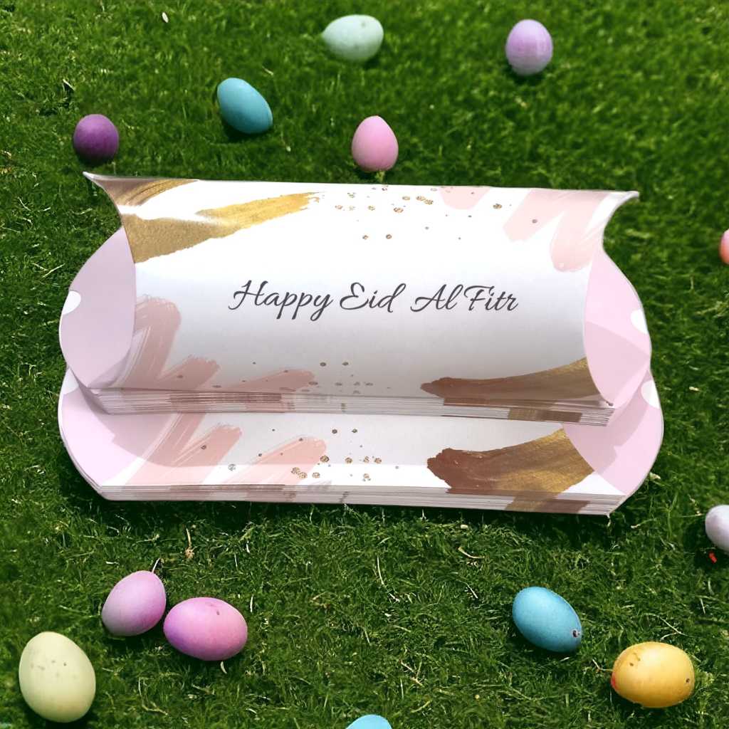 

Pillow Box Idul Fitri / Pillow Box Hampers Lebaran / Box Hampers Ramadhan 14 x 22 cm /