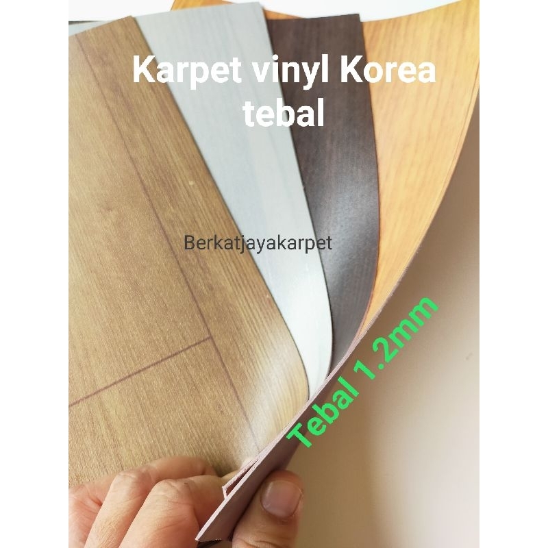 Karpet lantai vinyl korea tebal 1,2mm 1rol 20mtr