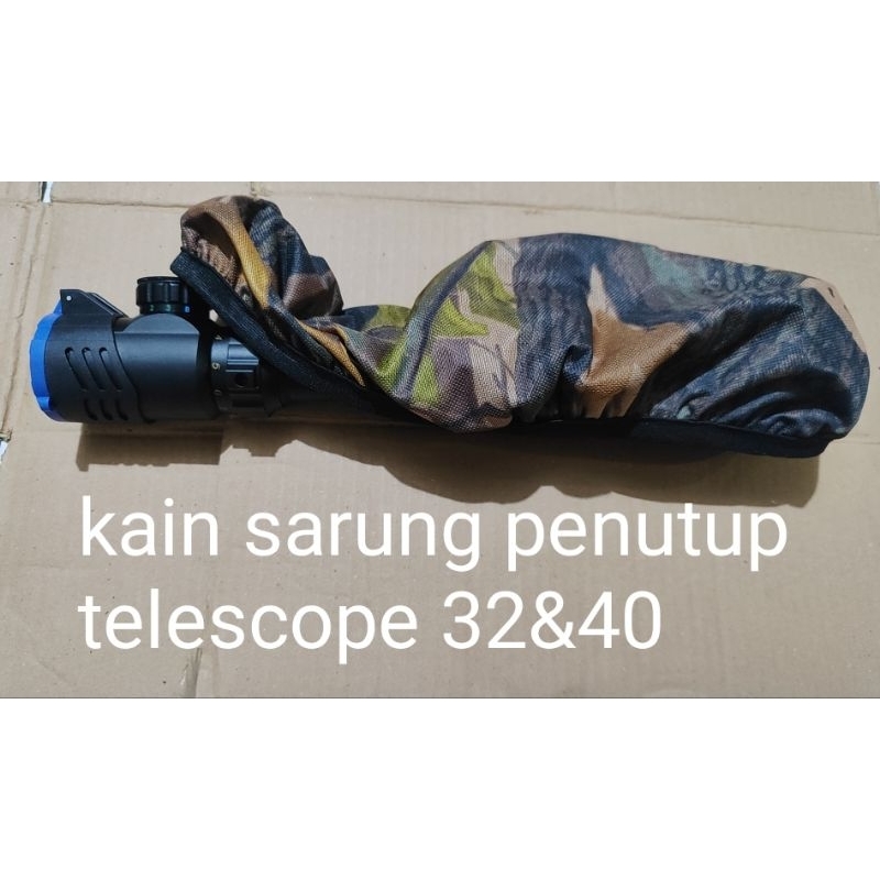 kain sarung camo penutup teleskop 32&3-9" 40