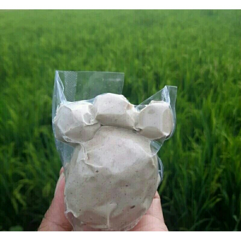 

kemasan mungil Baso ikan jumbo1 + baso ikan kecil 3 tanpa bumbu