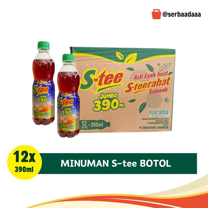 

S-Tee Botol Pet 390ml Isi 12