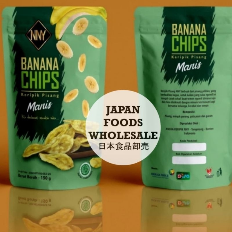 

Keripik Pisang Manis NNY / banana chips / cemilan / snack