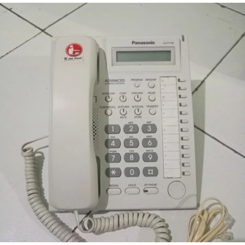 pesawat telephone Panasonic KX-T7730 dan KX AT7730 key telephone khusus pakai PABX second