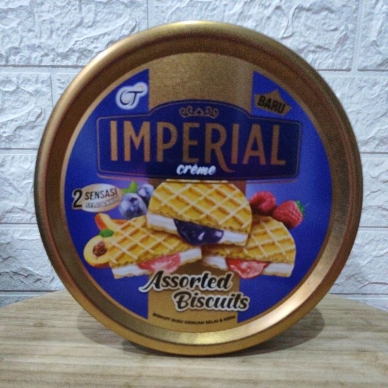 

Biskuit Imperial Selai dan Cream Assorted 3 rasa, Kemasan BARU Kaleng 216gr