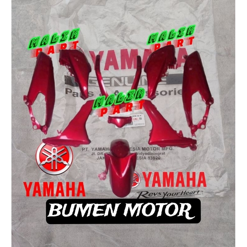 PAKET BODY HALUS NMAX MERAH METALIK 2015-2019 ORI YAMAHA