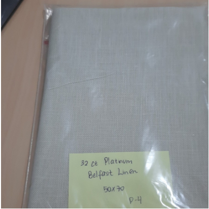 Kain Kristik / Cross Stitch 32ct Linen 50x70 cm Zweigart Platinum