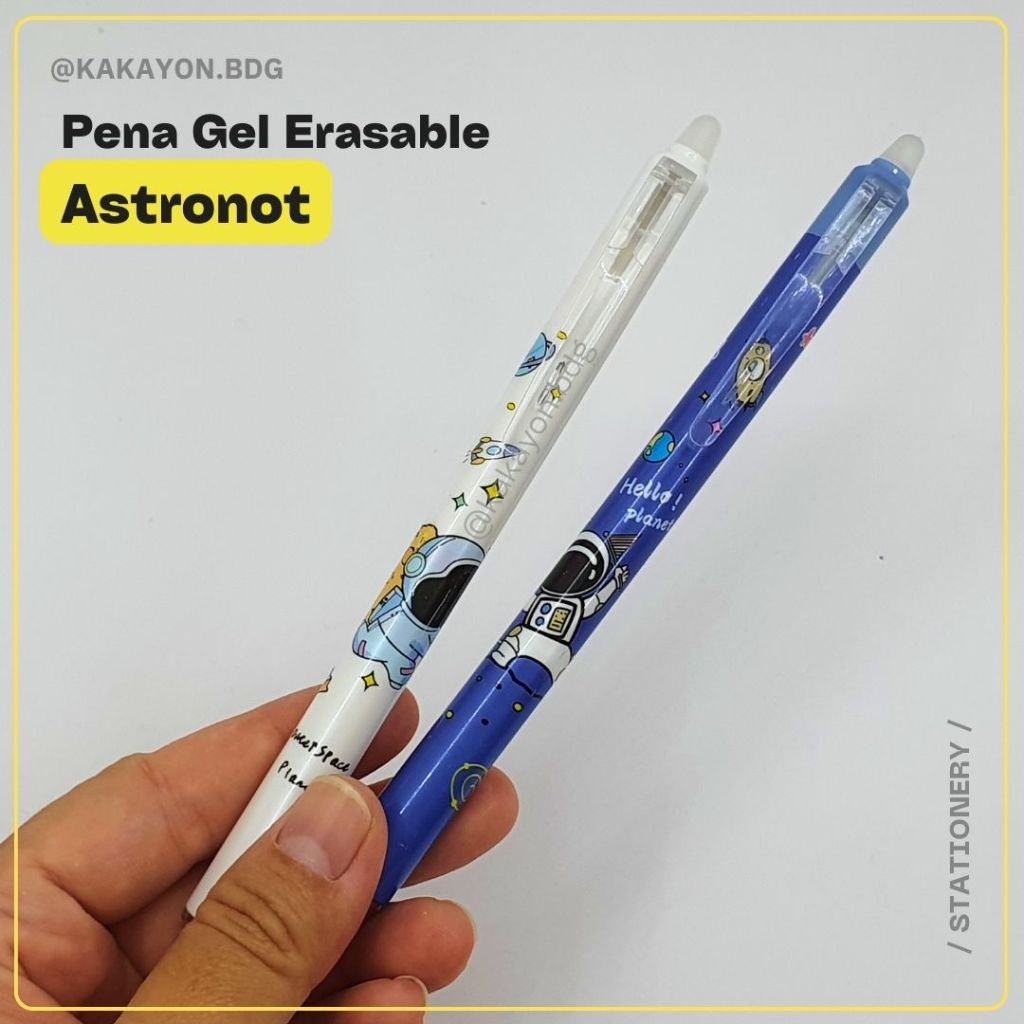 

Pena Gel Erasable Dapat Dihapus Karakter Astronot