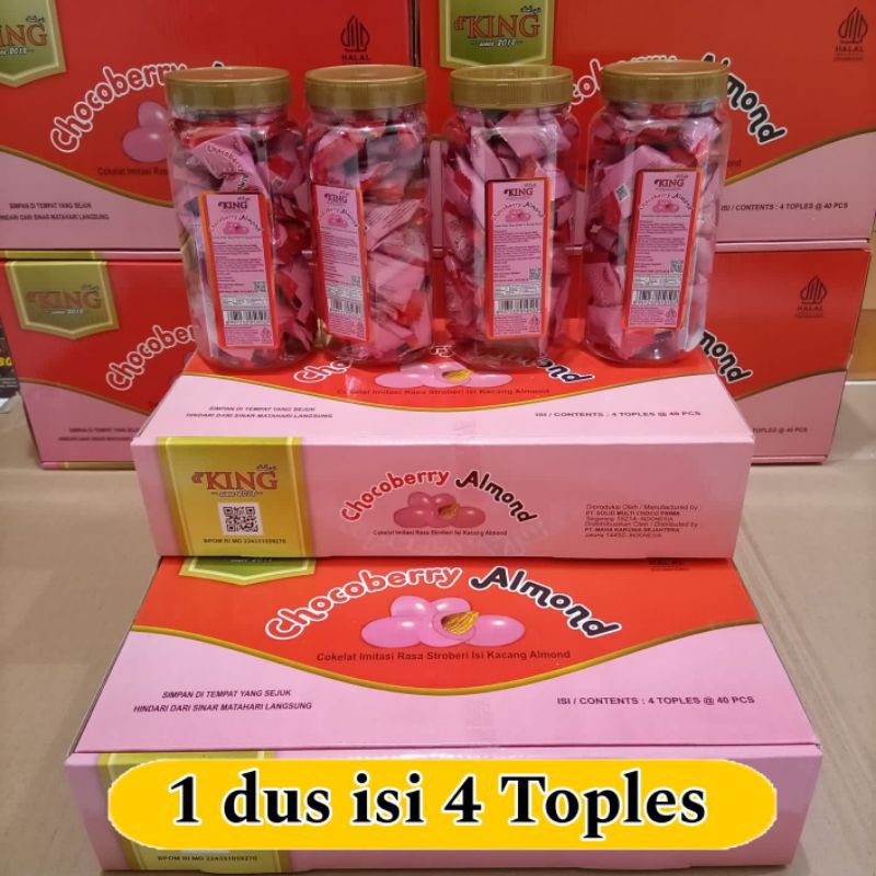

d'KING Chocoberry Almond ( 1 dus) 4 Toples