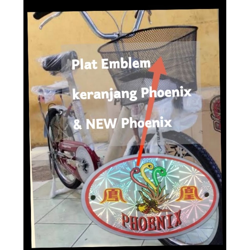 Emblem Logo Keranjang Sepeda Phoenix