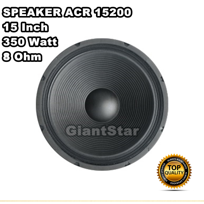 SPEAKER WOOFER 15 inch 15inch ACR 15200 NEW FULL RANGE 15in 15200 ACR