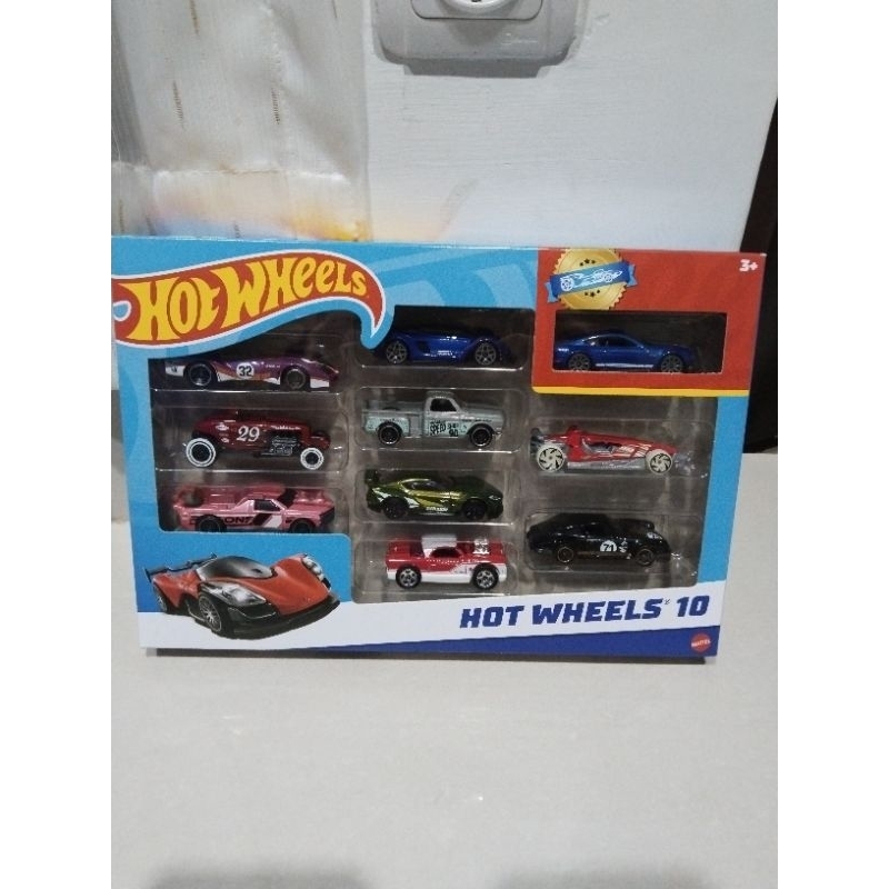 hot wheels 10 gift pack toyota supra/mazda repu/porsche 356 outlaw hotwheels