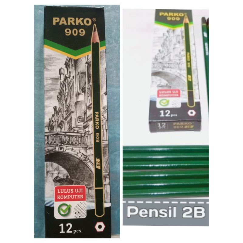 

[MR] Pensil 2B PARKO 909 Lulus Uji Komputer Isi 12 pcs/ kotak