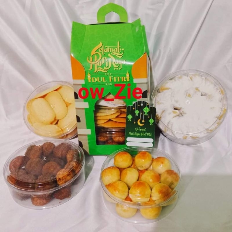 

Hampers Kue Kering premium isi 4 toples 250grm