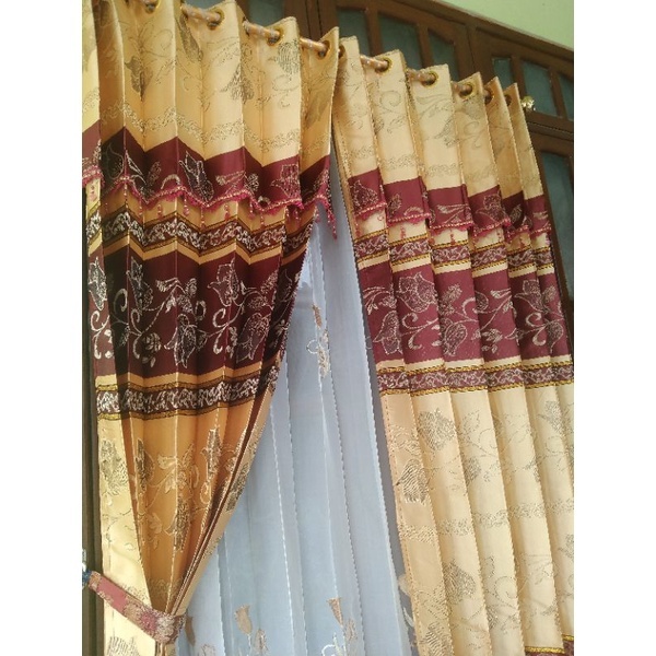 GORDEN JODHA PONI PISAH/GORDEN PINTU/GORDEN JENDELA/Gorden Poni/Gorden /Gorden Minimalis/Gorden