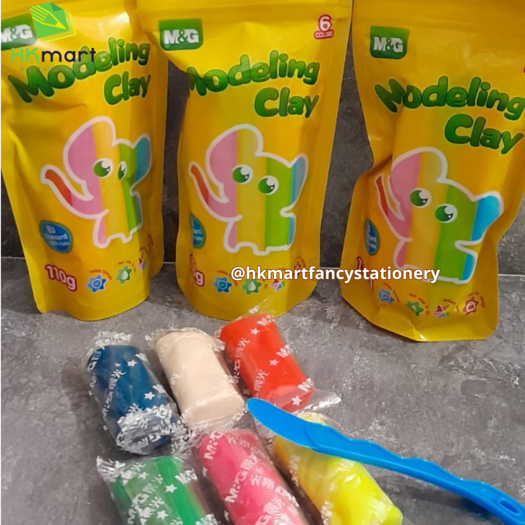 

MODELLING CLAY POUCH M&G MURAH 6 WARNA