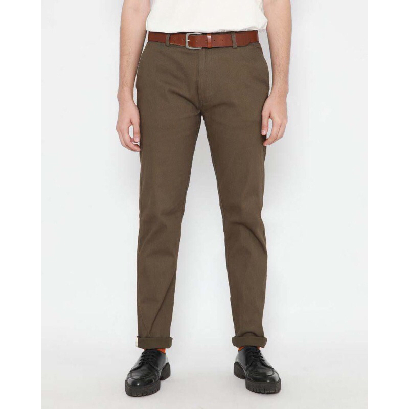 [BUNDLING] ERIGO - Erigo Celana Chino Pants James Army