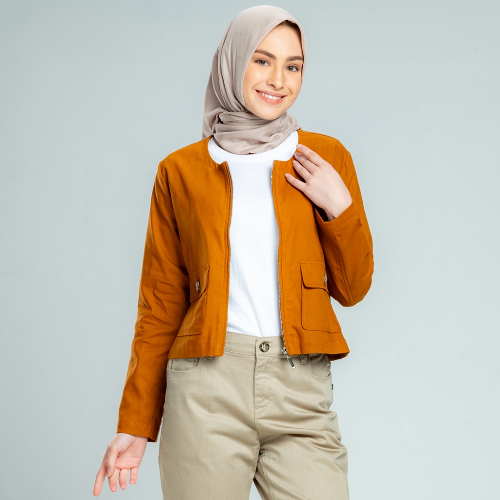 Flamoush Harzan Brown Outer Wanita
